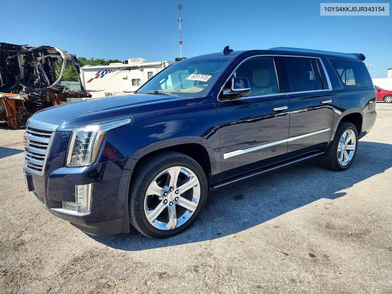 2018 Cadillac Escalade Esv Platinum VIN: 1GYS4KKJ0JR343154 Lot: 60517976