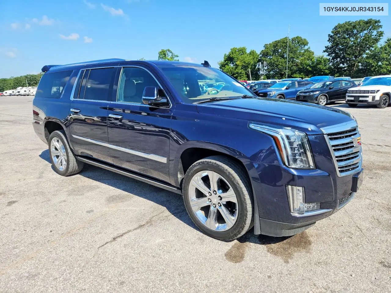 2018 Cadillac Escalade Esv Platinum VIN: 1GYS4KKJ0JR343154 Lot: 60517976