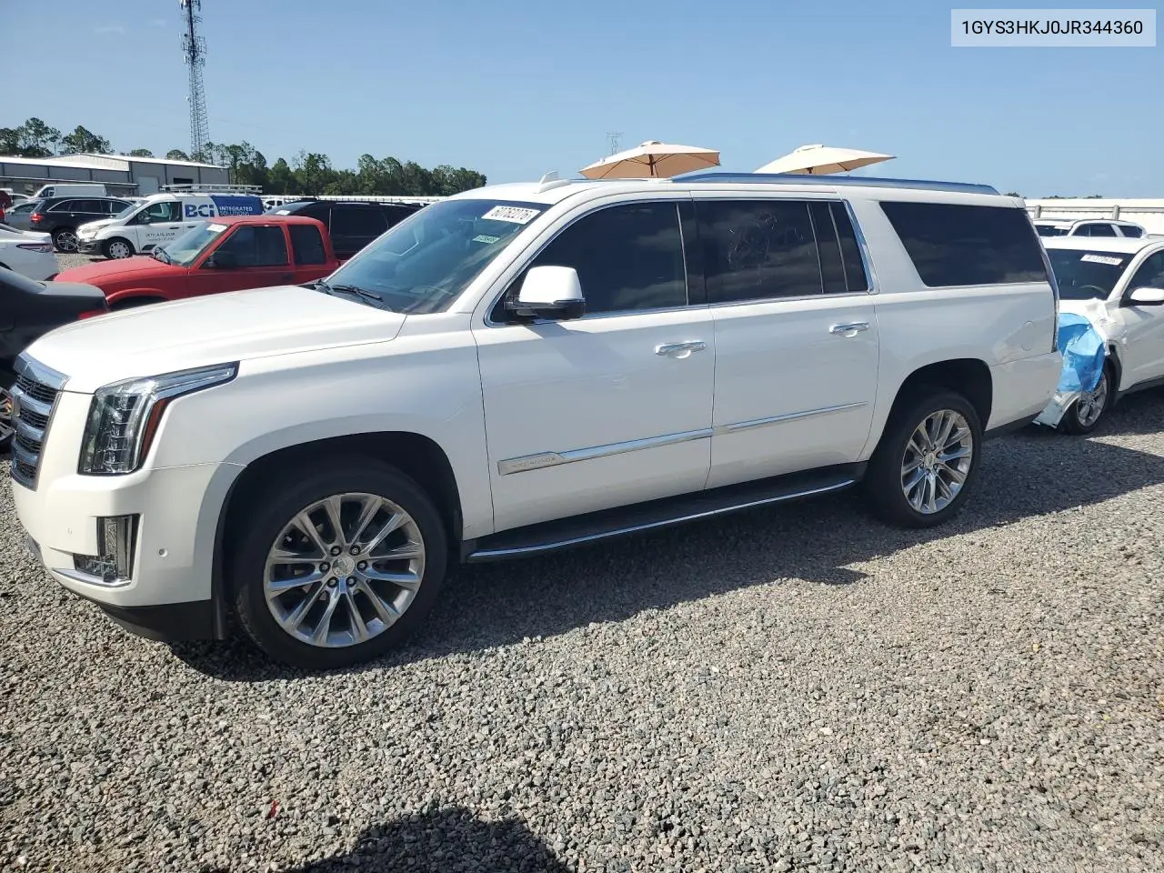 2018 Cadillac Escalade Esv Luxury VIN: 1GYS3HKJ0JR344360 Lot: 60762276