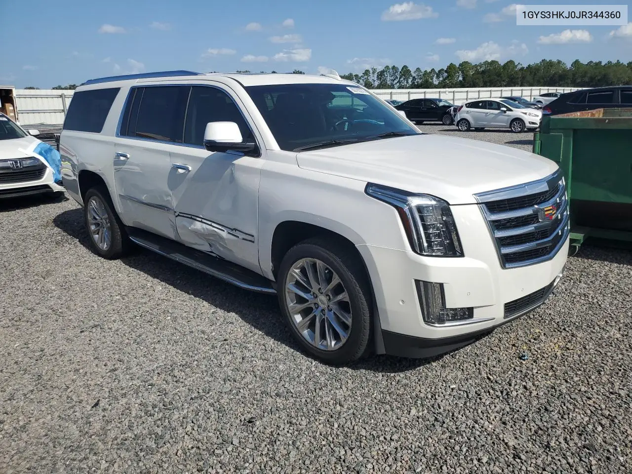 2018 Cadillac Escalade Esv Luxury VIN: 1GYS3HKJ0JR344360 Lot: 60762276