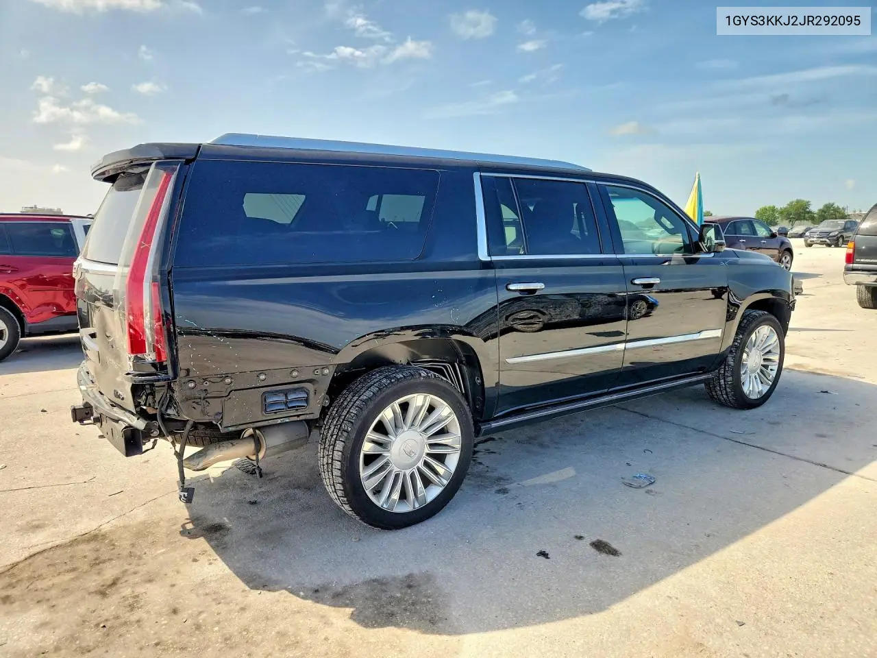 2018 Cadillac Escalade Esv Platinum VIN: 1GYS3KKJ2JR292095 Lot: 61079346