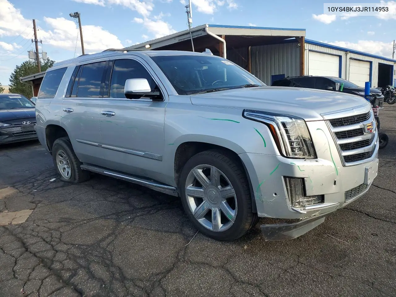 2018 Cadillac Escalade Luxury VIN: 1GYS4BKJ3JR114953 Lot: 61121796