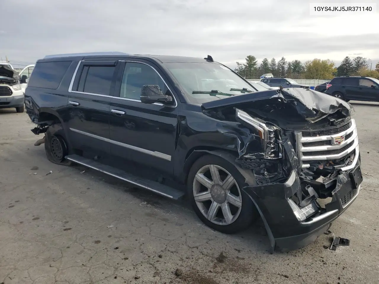 1GYS4JKJ5JR371140 2018 Cadillac Escalade Esv Premium Luxury