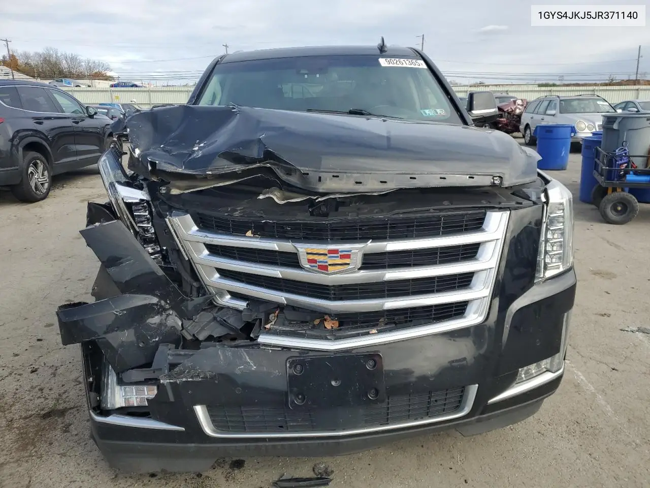 1GYS4JKJ5JR371140 2018 Cadillac Escalade Esv Premium Luxury