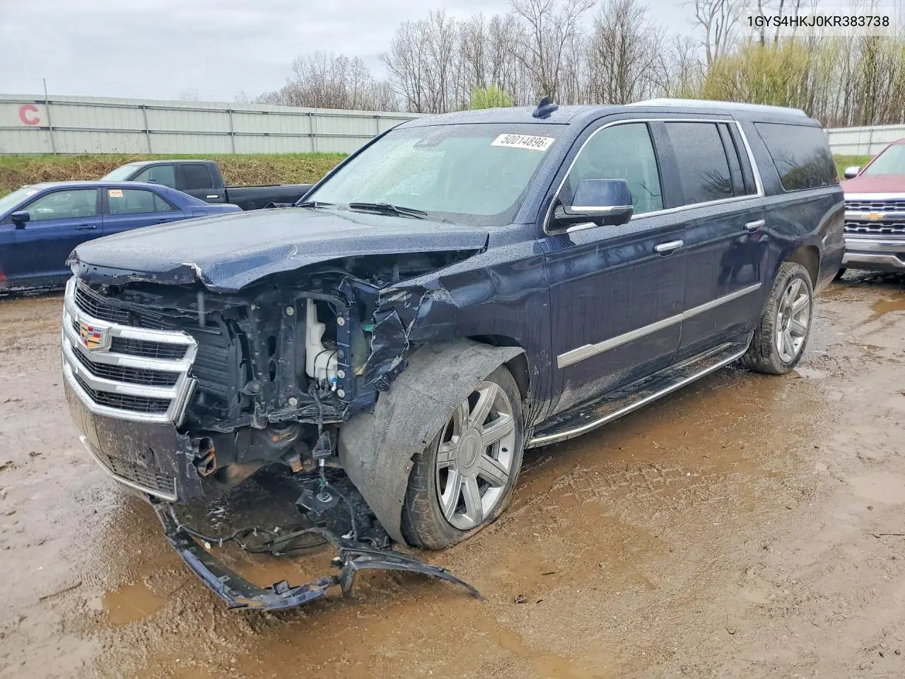 2019 Cadillac Escalade Esv Luxury VIN: 1GYS4HKJ0KR383738 Lot: 50014896
