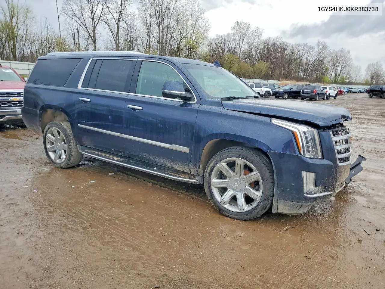 2019 Cadillac Escalade Esv Luxury VIN: 1GYS4HKJ0KR383738 Lot: 50014896