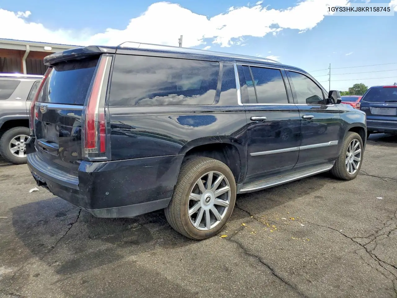 2019 Cadillac Escalade Esv Luxury VIN: 1GYS3HKJ8KR158745 Lot: 59331726