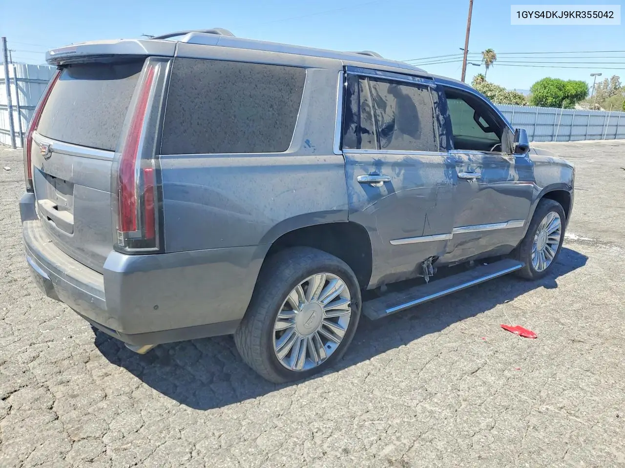 2019 Cadillac Escalade Platinum VIN: 1GYS4DKJ9KR355042 Lot: 59395346