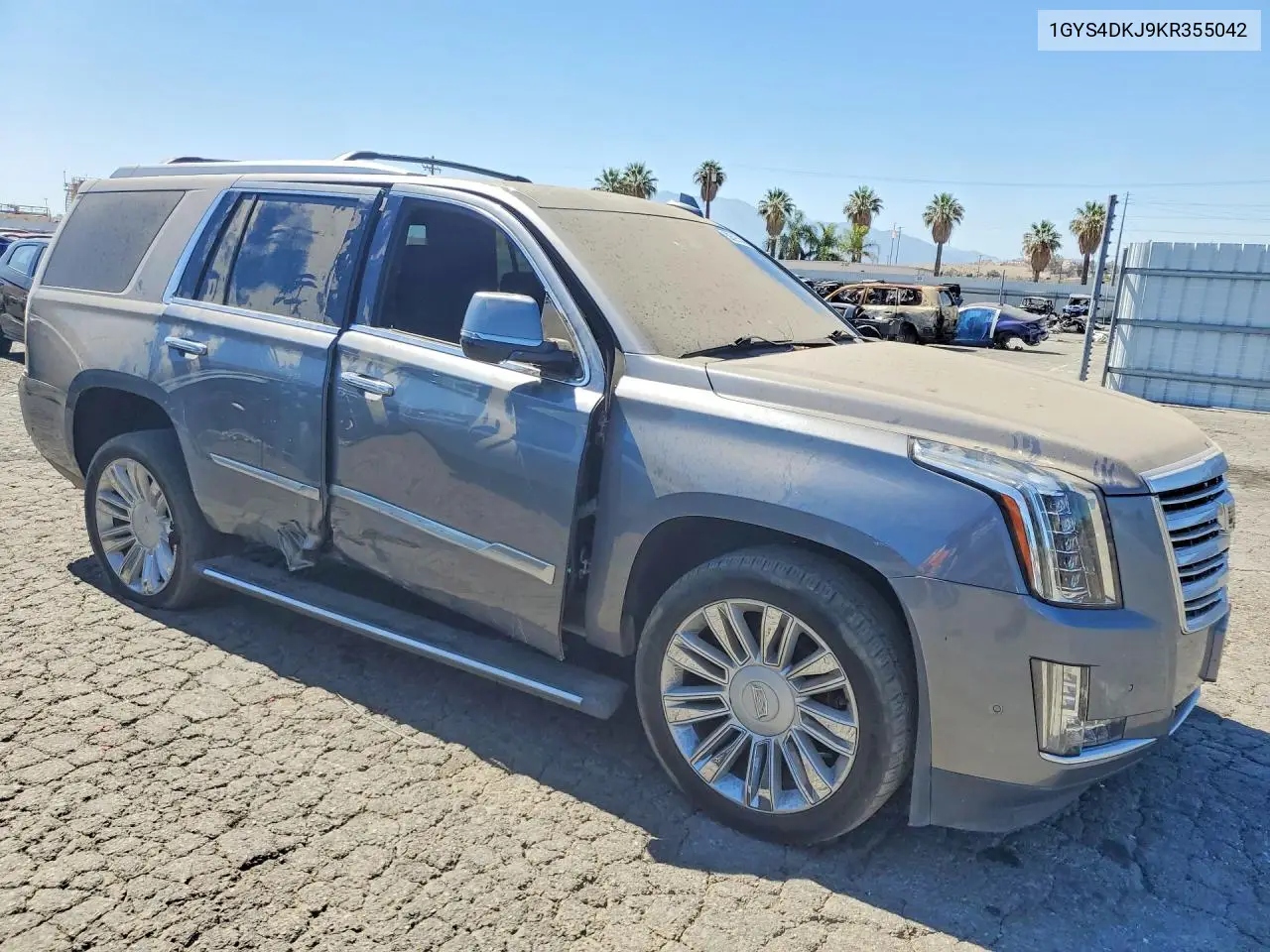 2019 Cadillac Escalade Platinum VIN: 1GYS4DKJ9KR355042 Lot: 59395346