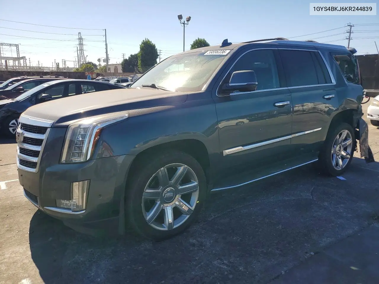 2019 Cadillac Escalade Luxury VIN: 1GYS4BKJ6KR244839 Lot: 59896336
