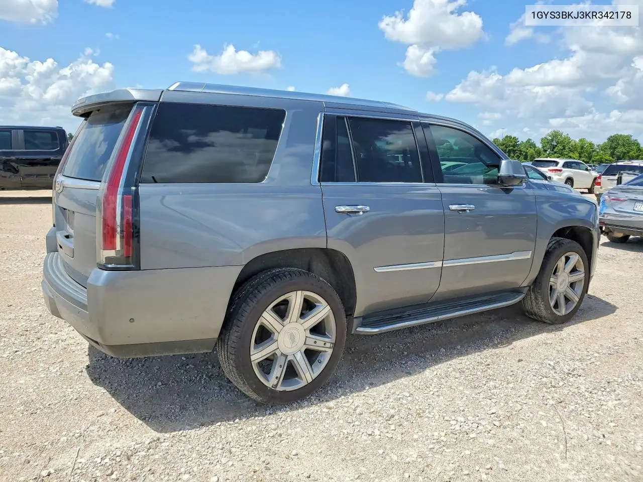 2019 Cadillac Escalade Luxury VIN: 1GYS3BKJ3KR342178 Lot: 60041216