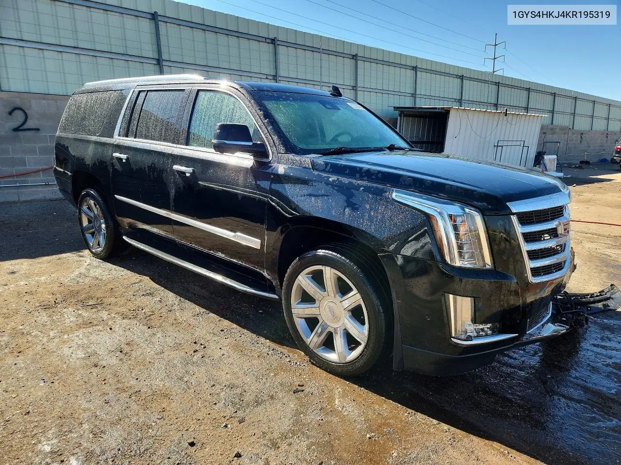 2019 Cadillac Escalade Esv Luxury VIN: 1GYS4HKJ4KR195319 Lot: 60582696
