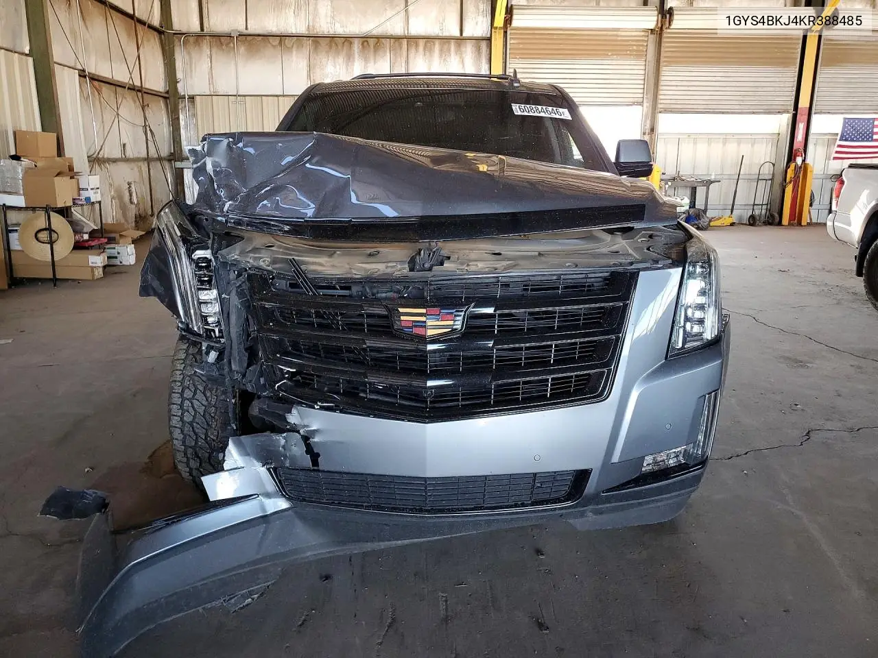 2019 Cadillac Escalade Luxury VIN: 1GYS4BKJ4KR388485 Lot: 60884646
