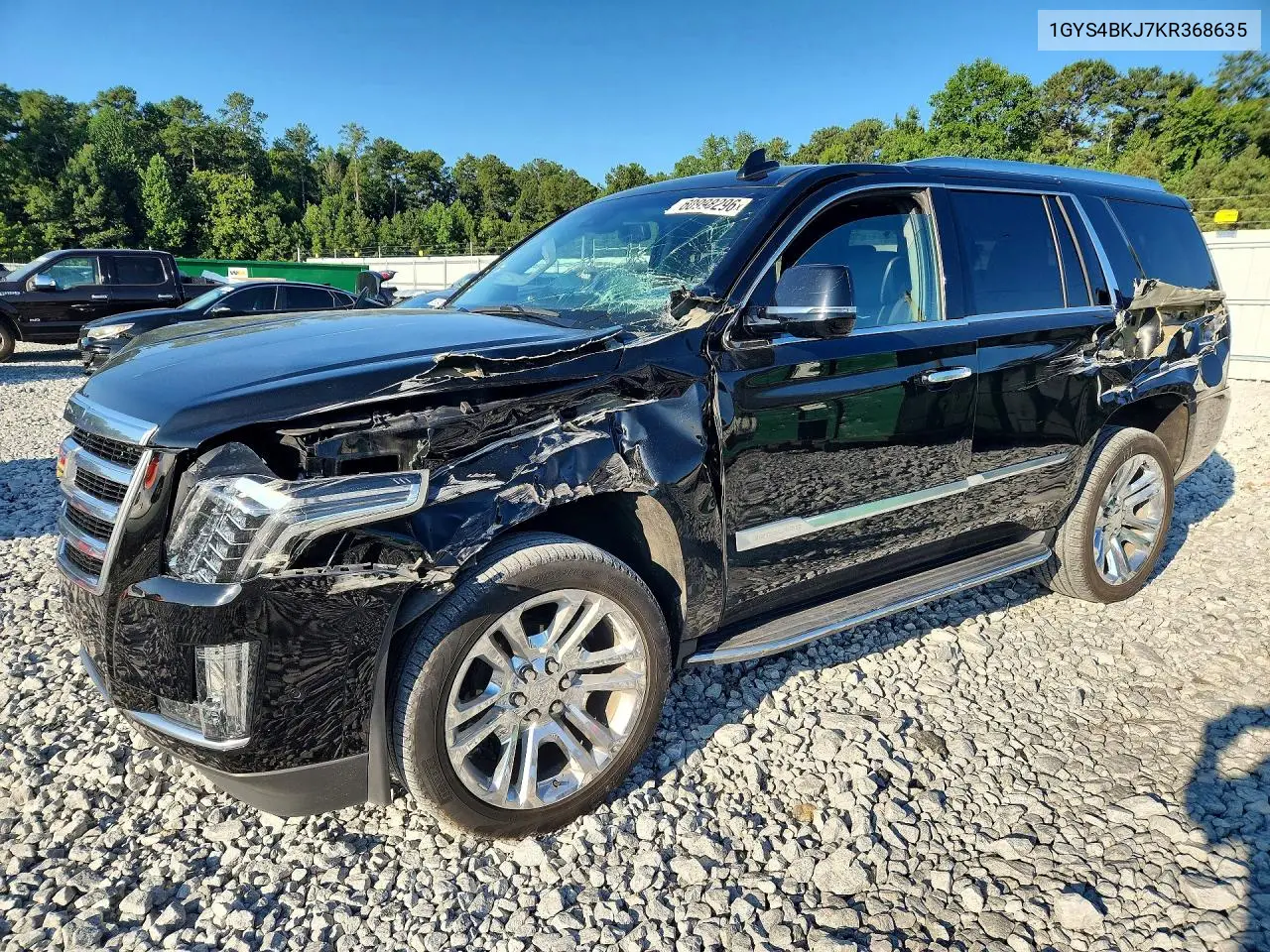2019 Cadillac Escalade Luxury VIN: 1GYS4BKJ7KR368635 Lot: 60998296