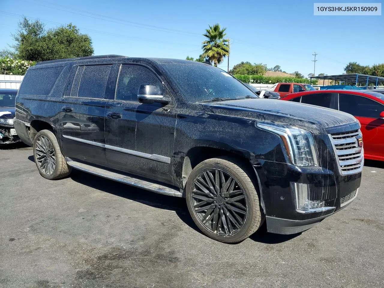 2019 Cadillac Escalade Esv Luxury VIN: 1GYS3HKJ5KR150909 Lot: 61344666