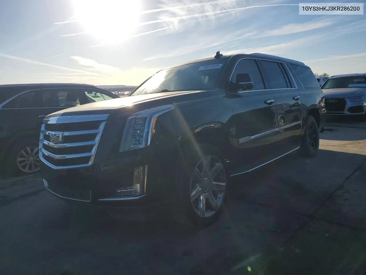 2019 Cadillac Escalade Esv Luxury VIN: 1GYS3HKJ3KR286200 Lot: 74912455