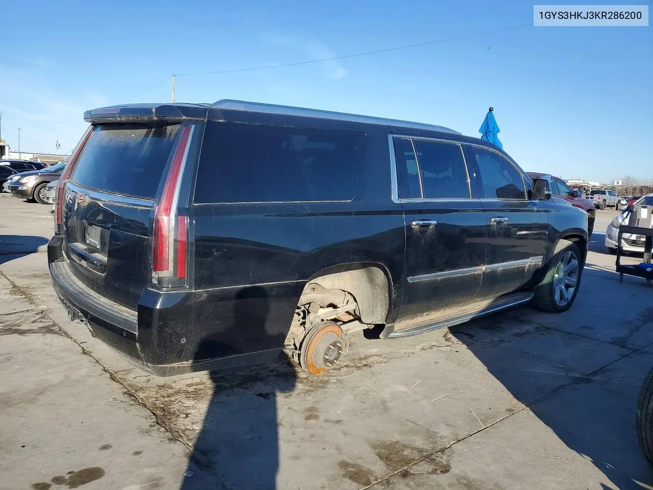 2019 Cadillac Escalade Esv Luxury VIN: 1GYS3HKJ3KR286200 Lot: 74912455