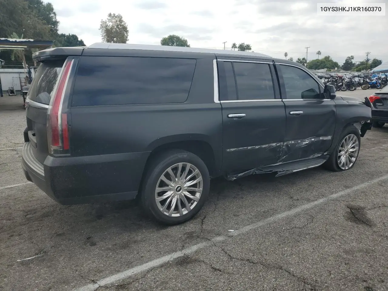 1GYS3HKJ1KR160370 2019 Cadillac Escalade Esv Luxury