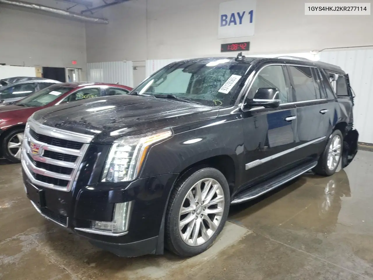 1GYS4HKJ2KR277114 2019 Cadillac Escalade Esv Luxury