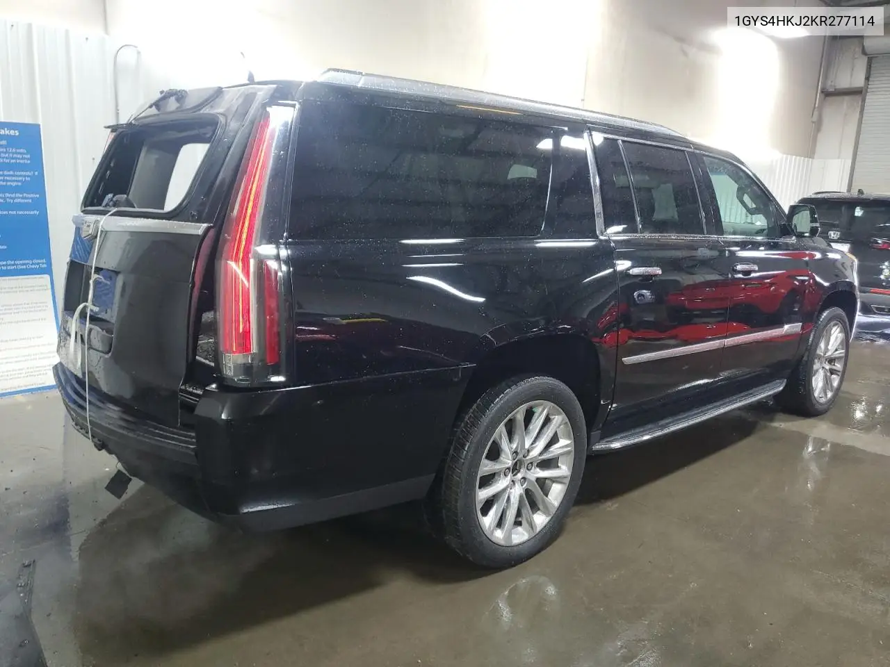 1GYS4HKJ2KR277114 2019 Cadillac Escalade Esv Luxury