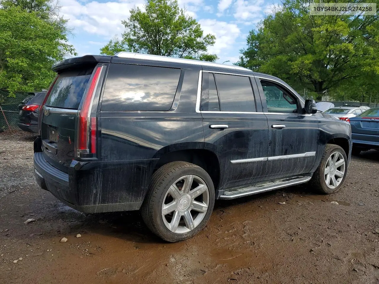 2020 Cadillac Escalade VIN: 1GYS4BKJ2LR274258 Lot: 53393826