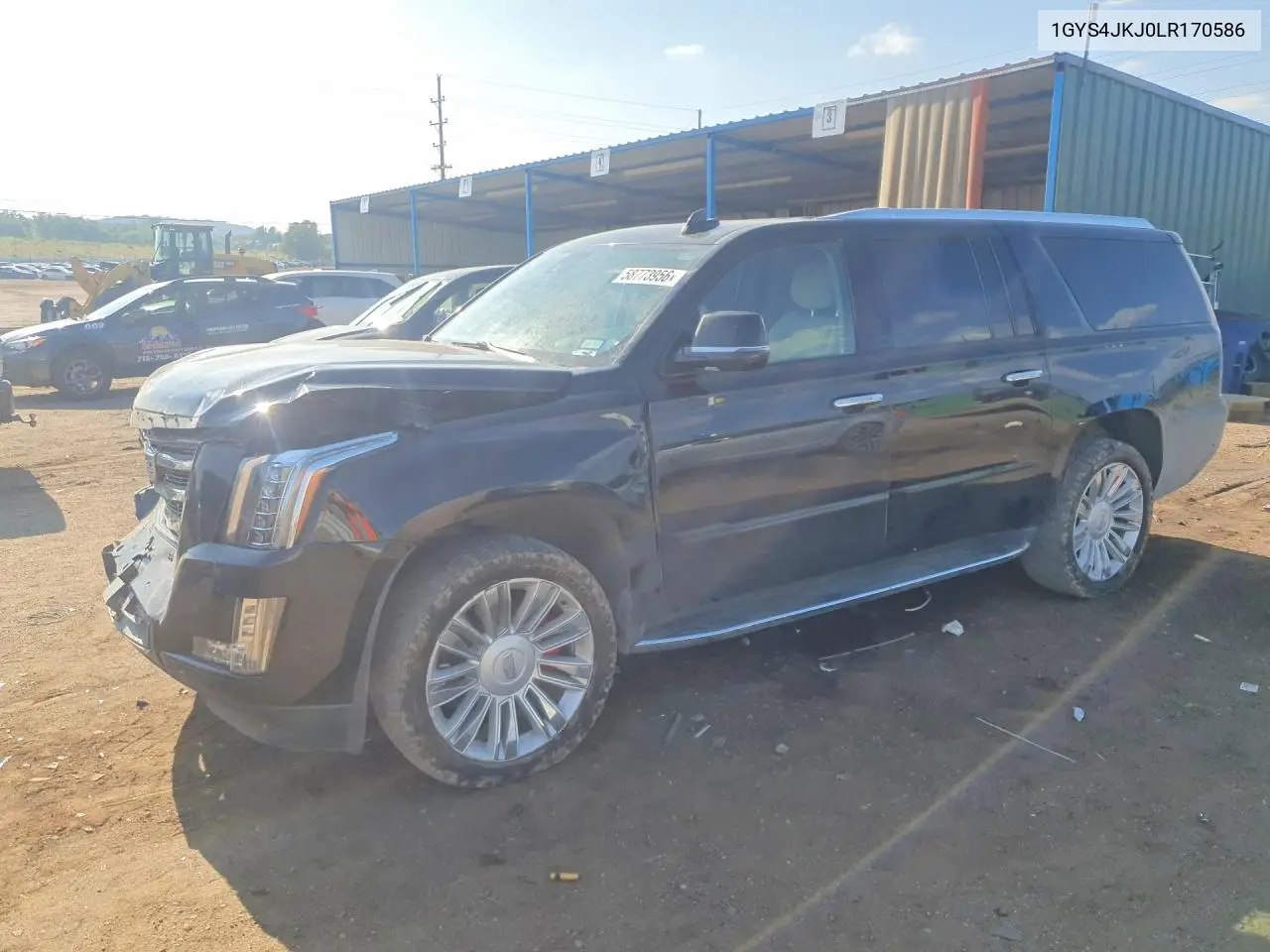 2020 Cadillac Escalade Esv Premium Luxury VIN: 1GYS4JKJ0LR170586 Lot: 58773956