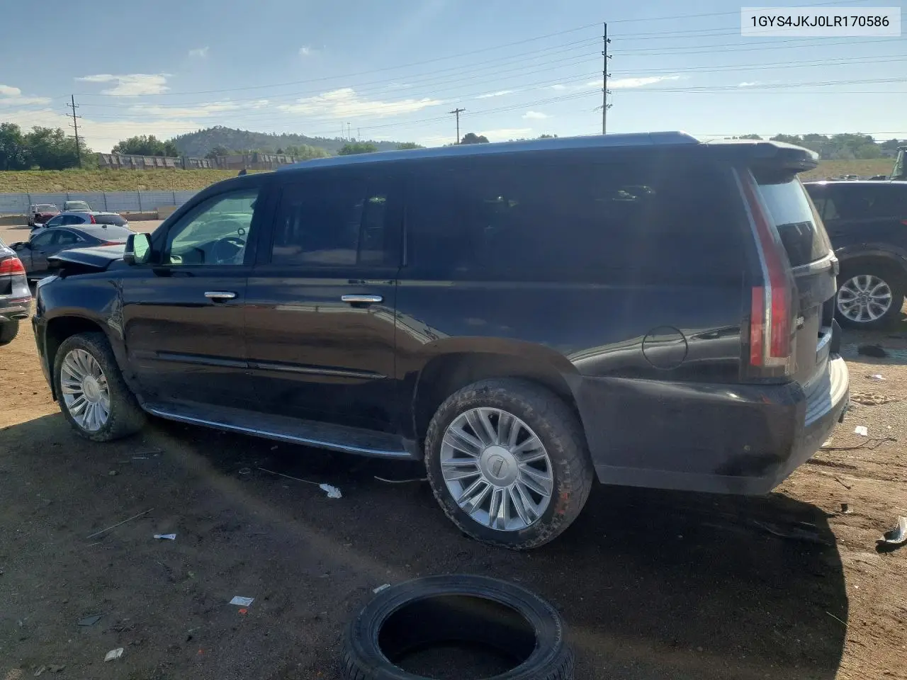 2020 Cadillac Escalade Esv Premium Luxury VIN: 1GYS4JKJ0LR170586 Lot: 58773956