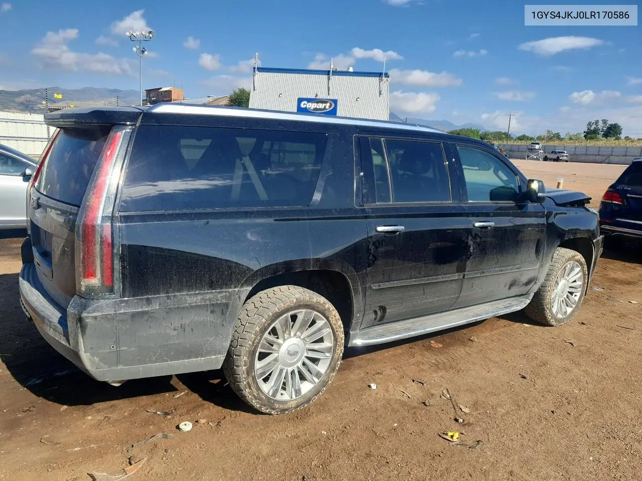 2020 Cadillac Escalade Esv Premium Luxury VIN: 1GYS4JKJ0LR170586 Lot: 58773956