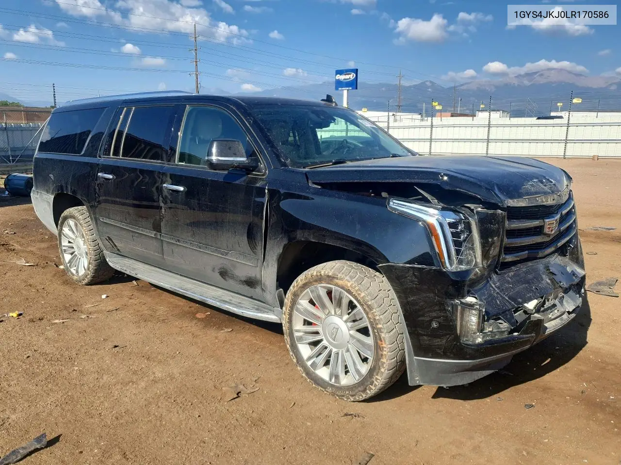 2020 Cadillac Escalade Esv Premium Luxury VIN: 1GYS4JKJ0LR170586 Lot: 58773956