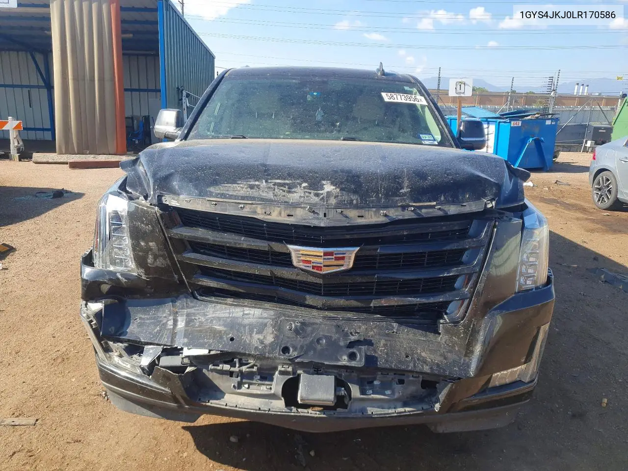 2020 Cadillac Escalade Esv Premium Luxury VIN: 1GYS4JKJ0LR170586 Lot: 58773956