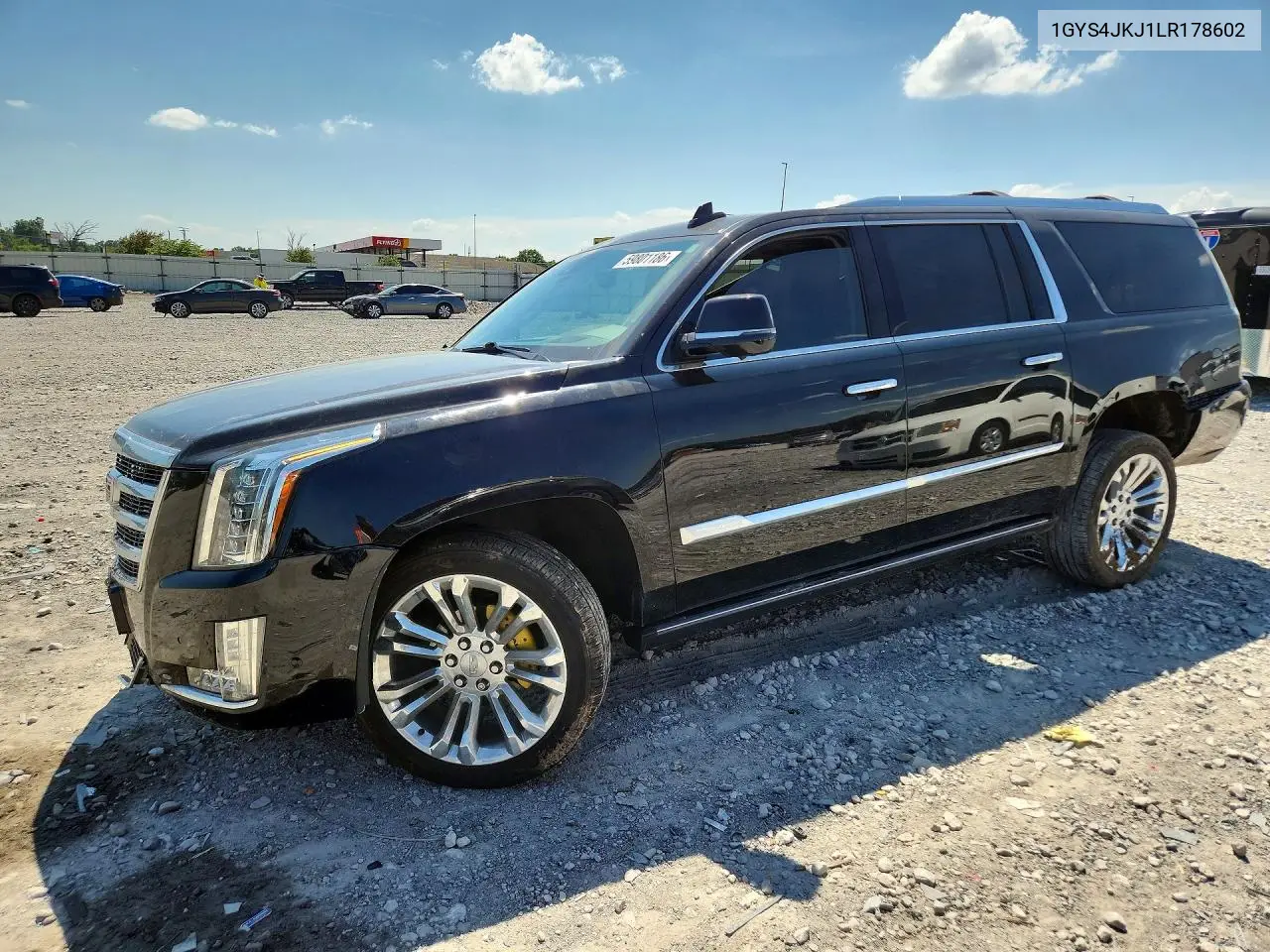 2020 Cadillac Escalade Esv Premium Luxury VIN: 1GYS4JKJ1LR178602 Lot: 59801186