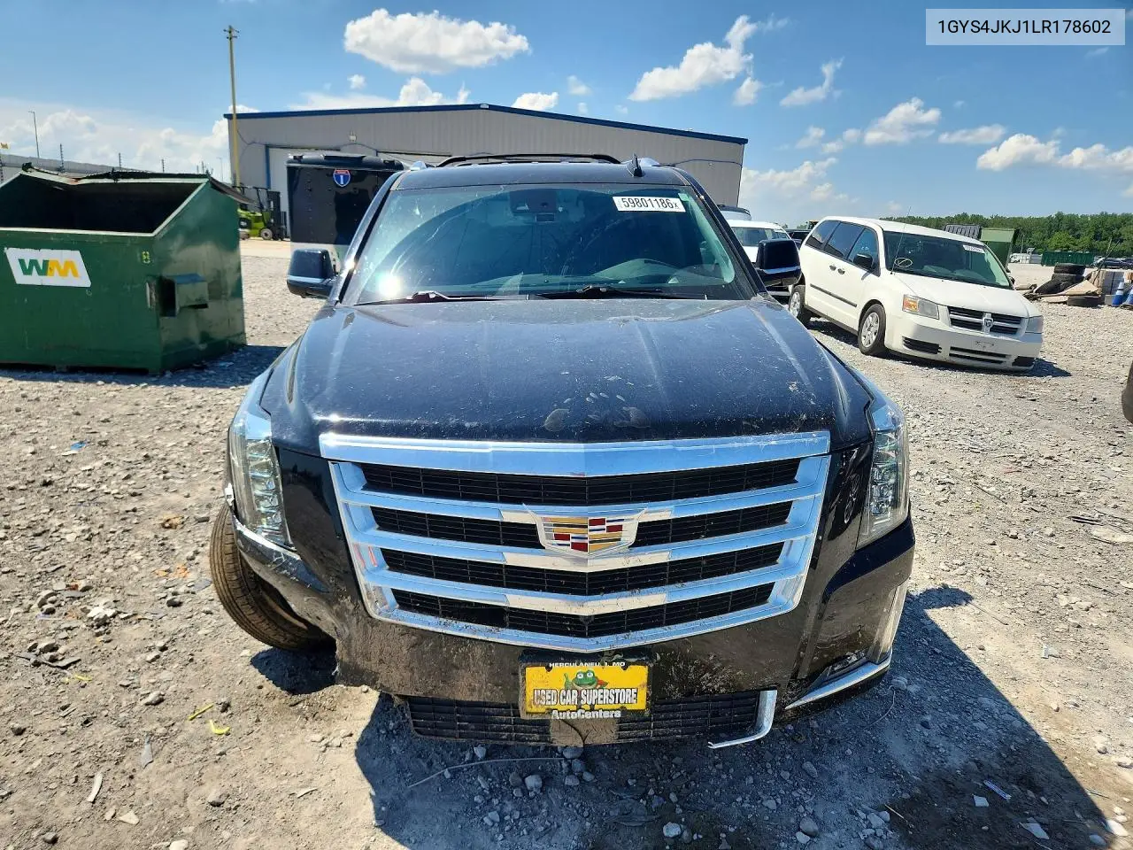 2020 Cadillac Escalade Esv Premium Luxury VIN: 1GYS4JKJ1LR178602 Lot: 59801186
