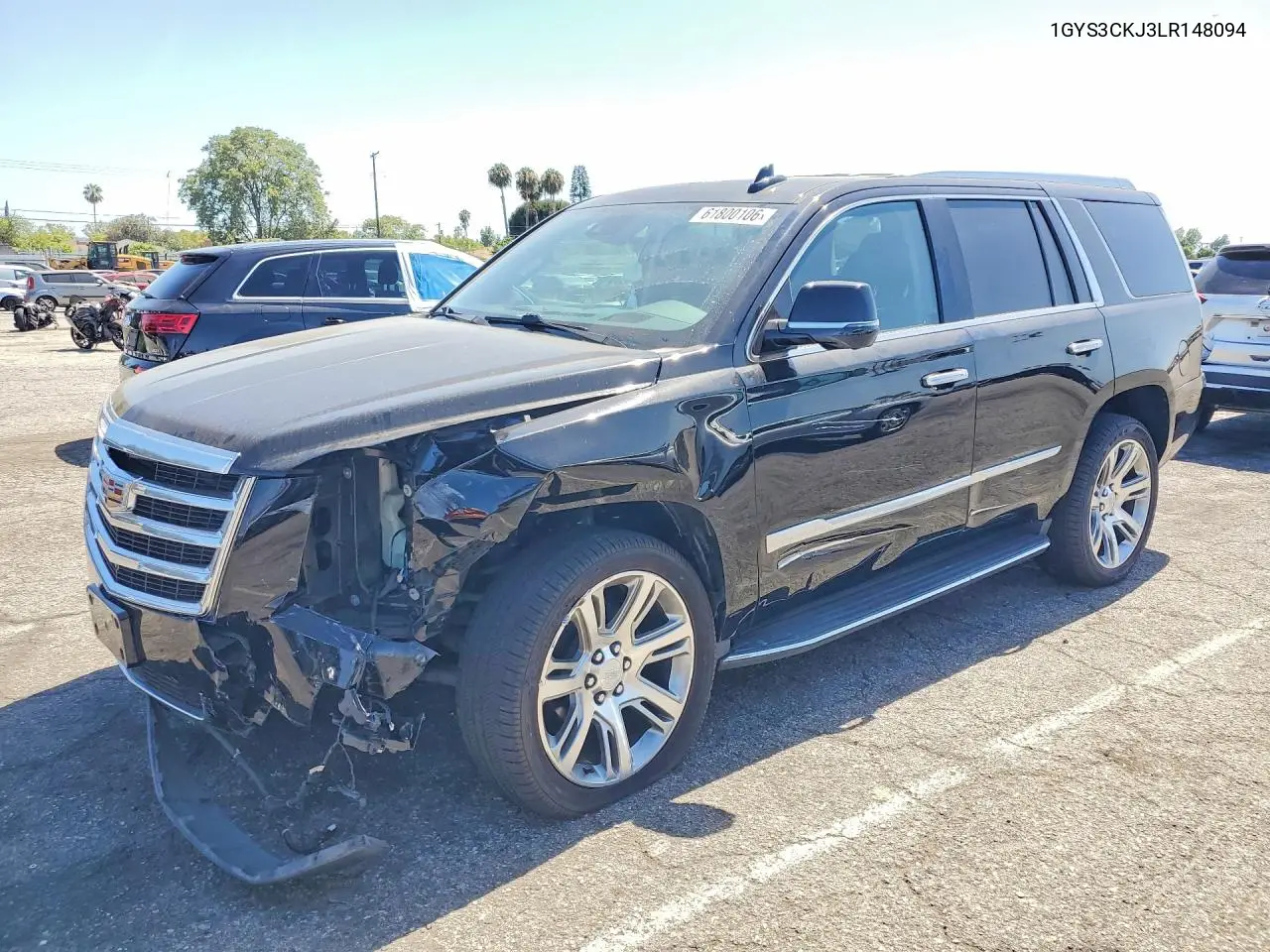 2020 Cadillac Escalade Premium Luxury VIN: 1GYS3CKJ3LR148094 Lot: 61800106