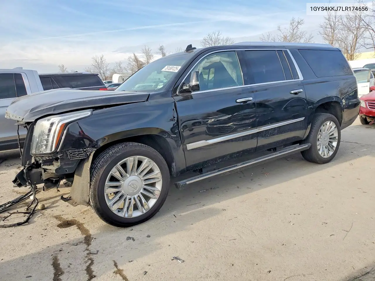 2020 Cadillac Escalade Esv Platinum VIN: 1GYS4KKJ7LR174656 Lot: 78188125