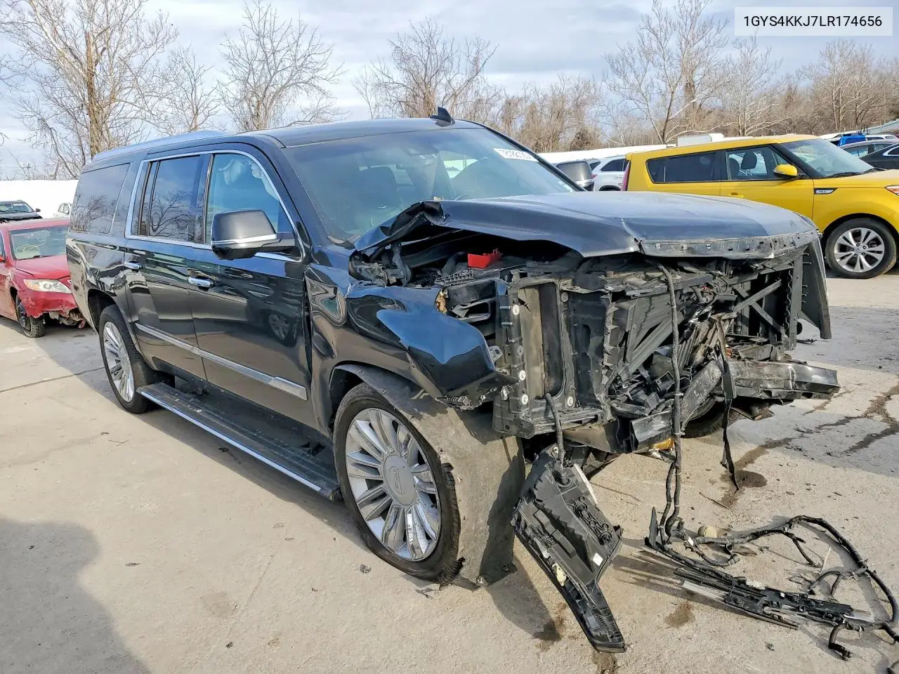 2020 Cadillac Escalade Esv Platinum VIN: 1GYS4KKJ7LR174656 Lot: 78188125