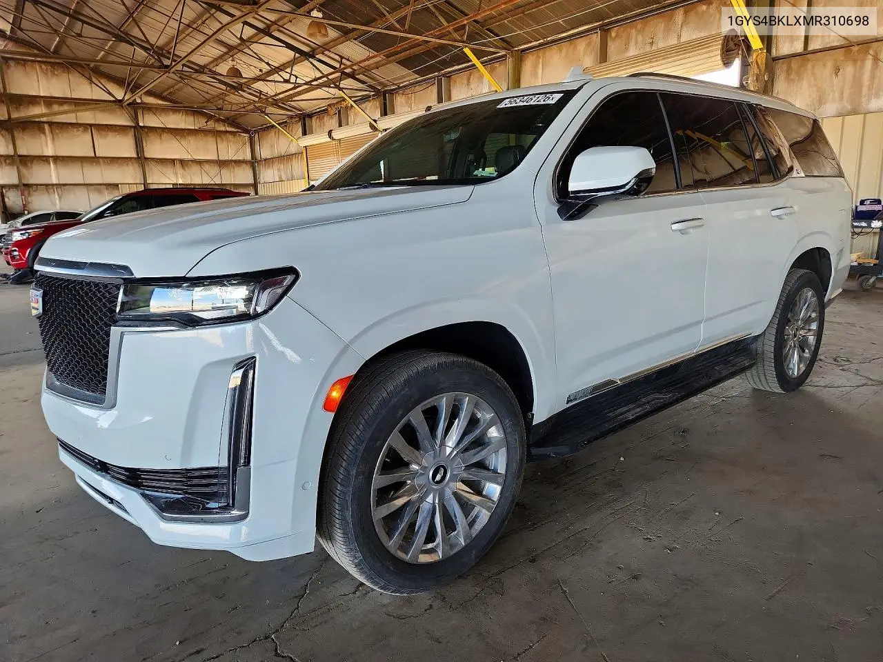 2021 Cadillac Escalade Premium Luxury VIN: 1GYS4BKLXMR310698 Lot: 56346126