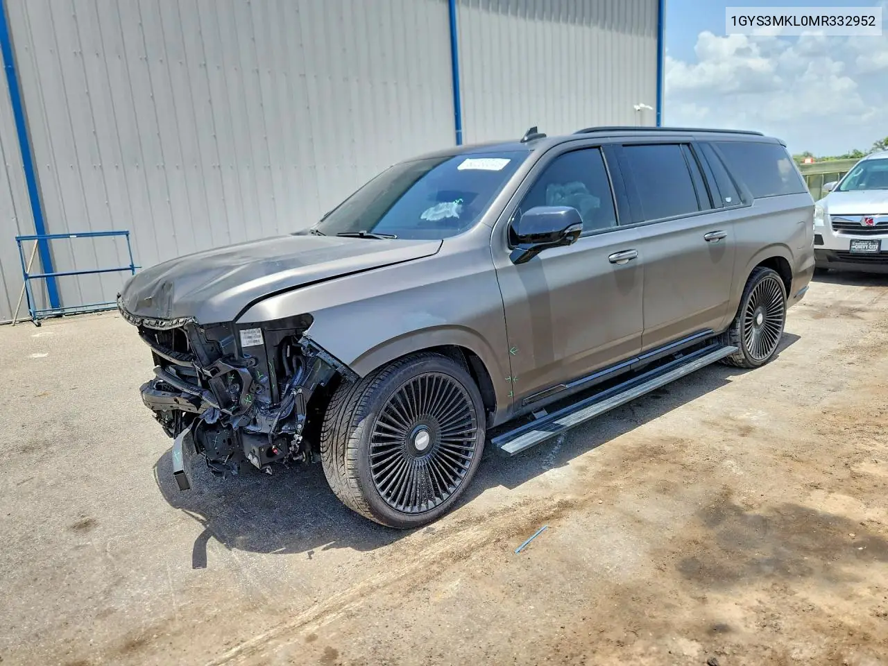 2021 Cadillac Escalade Esv Premium Luxury Platinum VIN: 1GYS3MKL0MR332952 Lot: 60230046