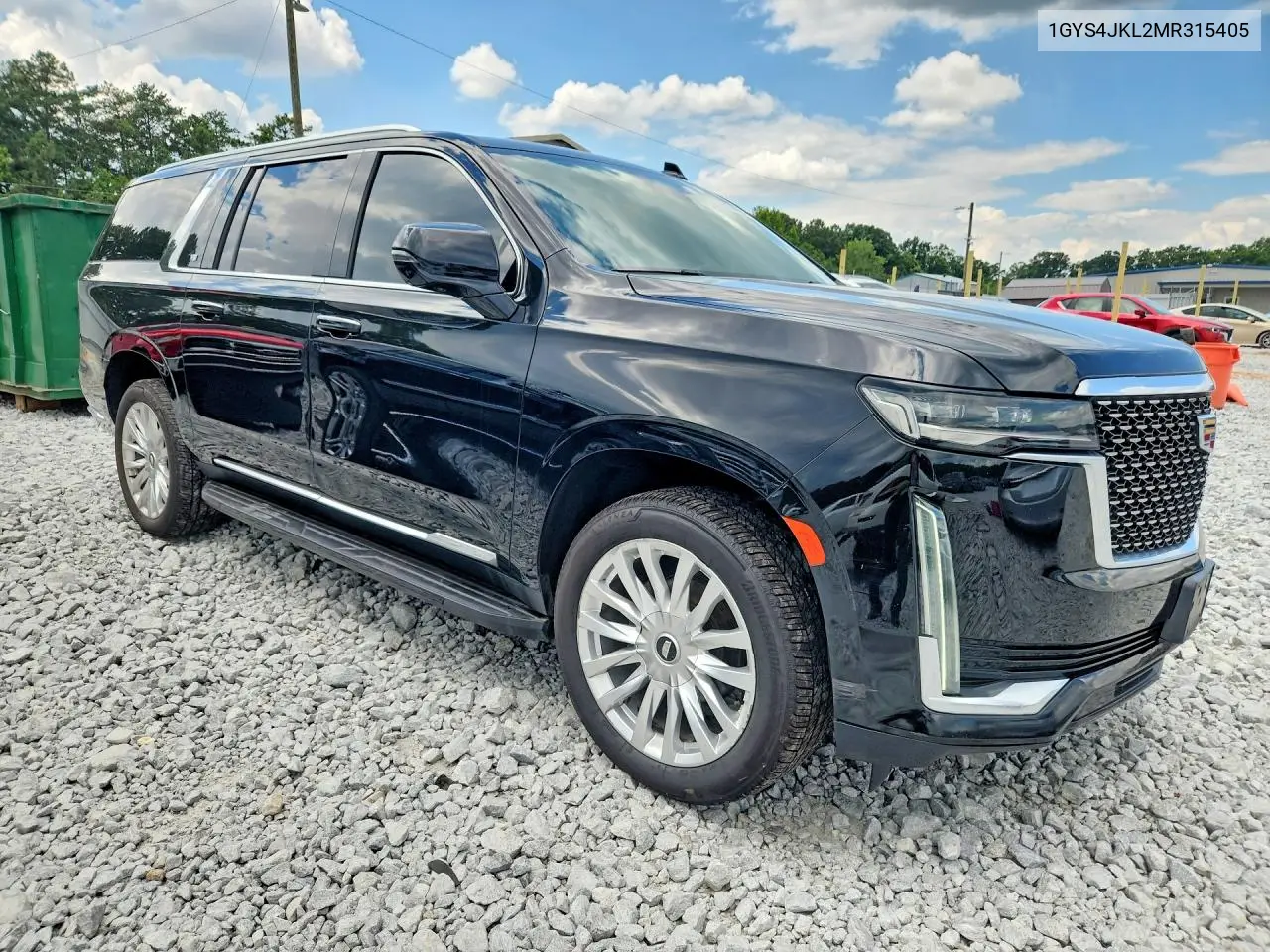 2021 Cadillac Escalade Esv Luxury VIN: 1GYS4JKL2MR315405 Lot: 61344776