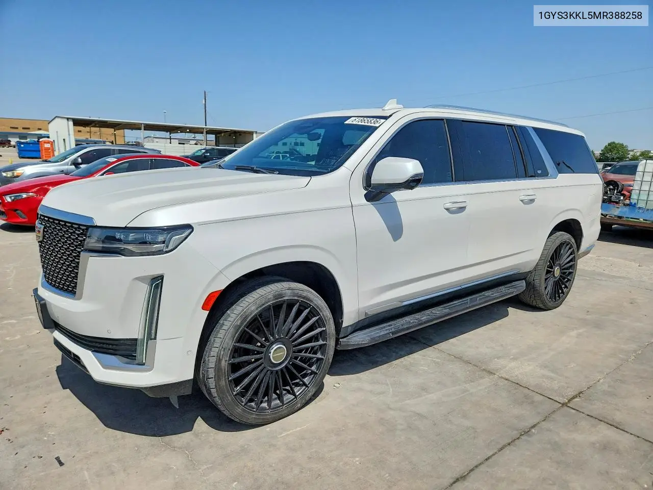 2021 Cadillac Escalade Esv Premium Luxury VIN: 1GYS3KKL5MR388258 Lot: 61865836