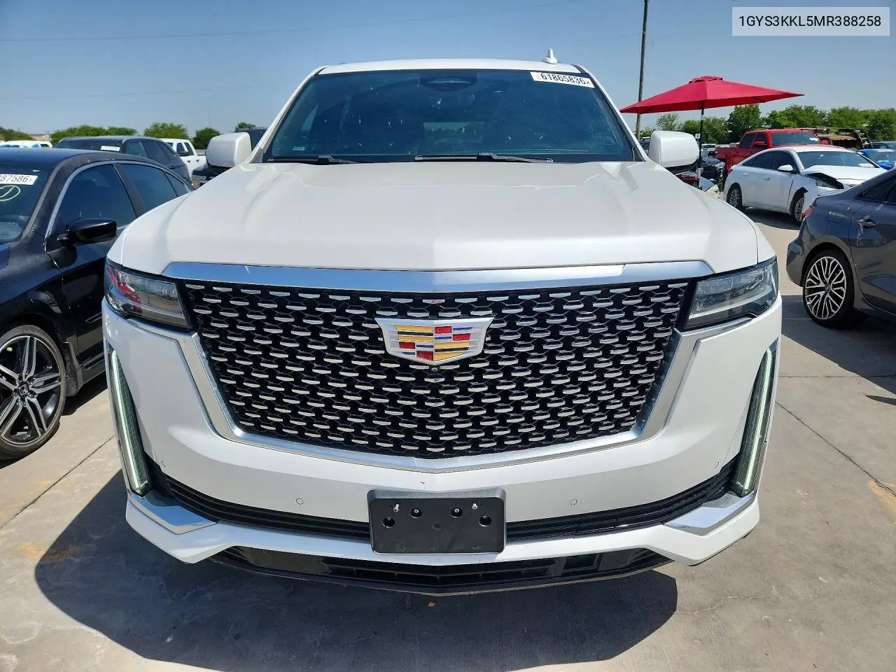 2021 Cadillac Escalade Esv Premium Luxury VIN: 1GYS3KKL5MR388258 Lot: 61865836