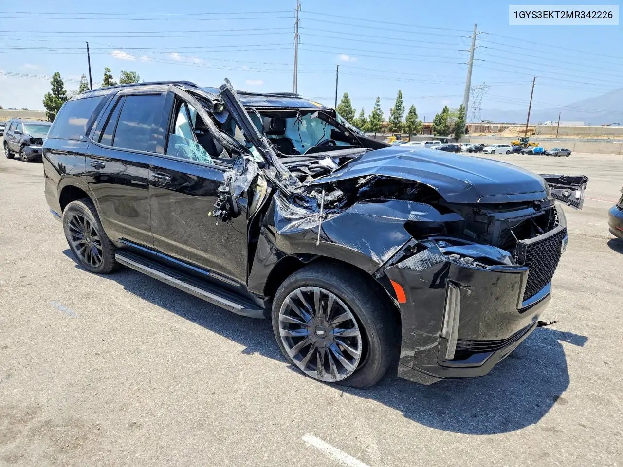 2021 Cadillac Escalade Sport VIN: 1GYS3EKT2MR342226 Lot: 85993445