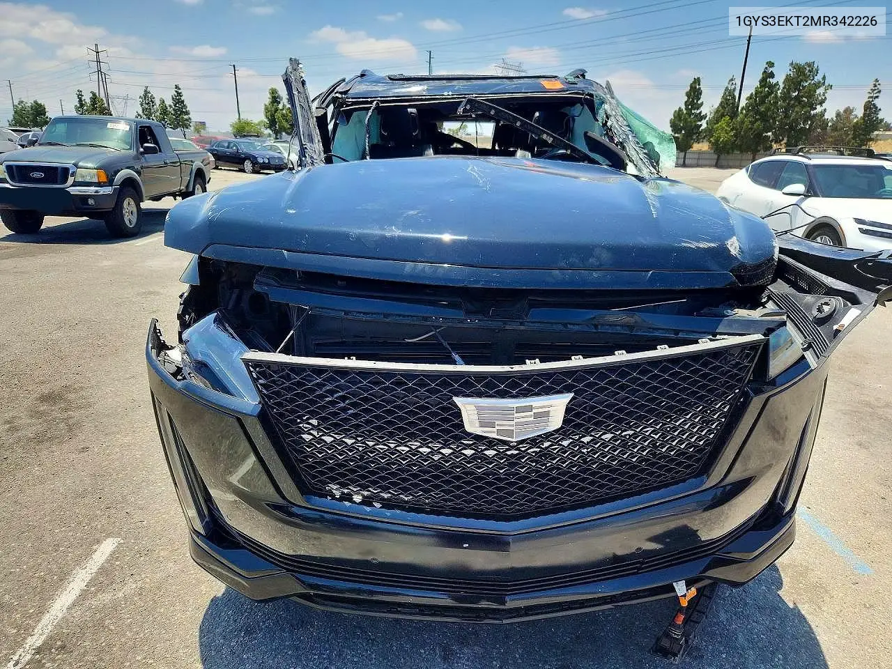 2021 Cadillac Escalade Sport VIN: 1GYS3EKT2MR342226 Lot: 85993445