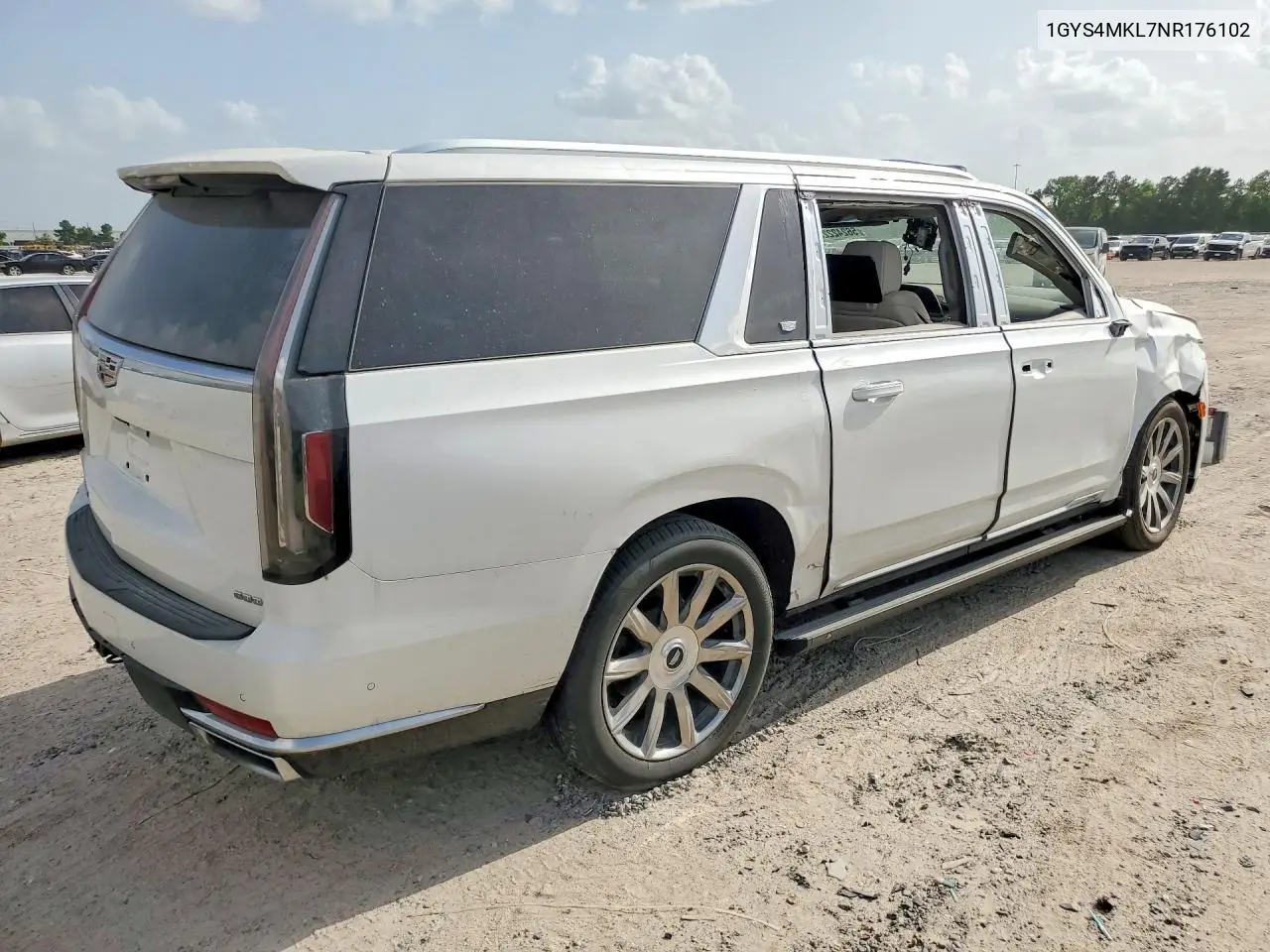 2022 Cadillac Escalade Esv Premium Luxury Platinum VIN: 1GYS4MKL7NR176102 Lot: 56242226