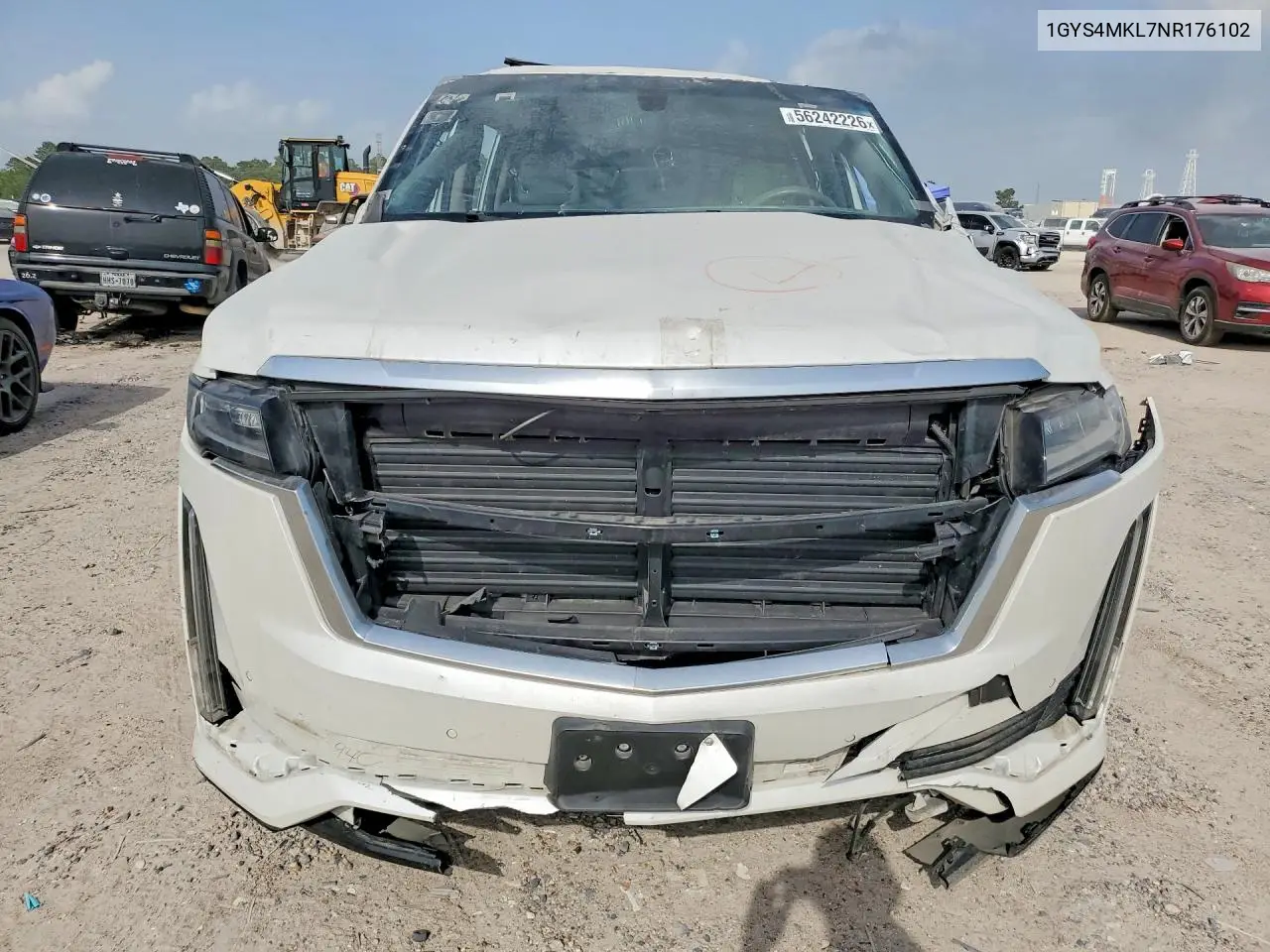 2022 Cadillac Escalade Esv Premium Luxury Platinum VIN: 1GYS4MKL7NR176102 Lot: 56242226