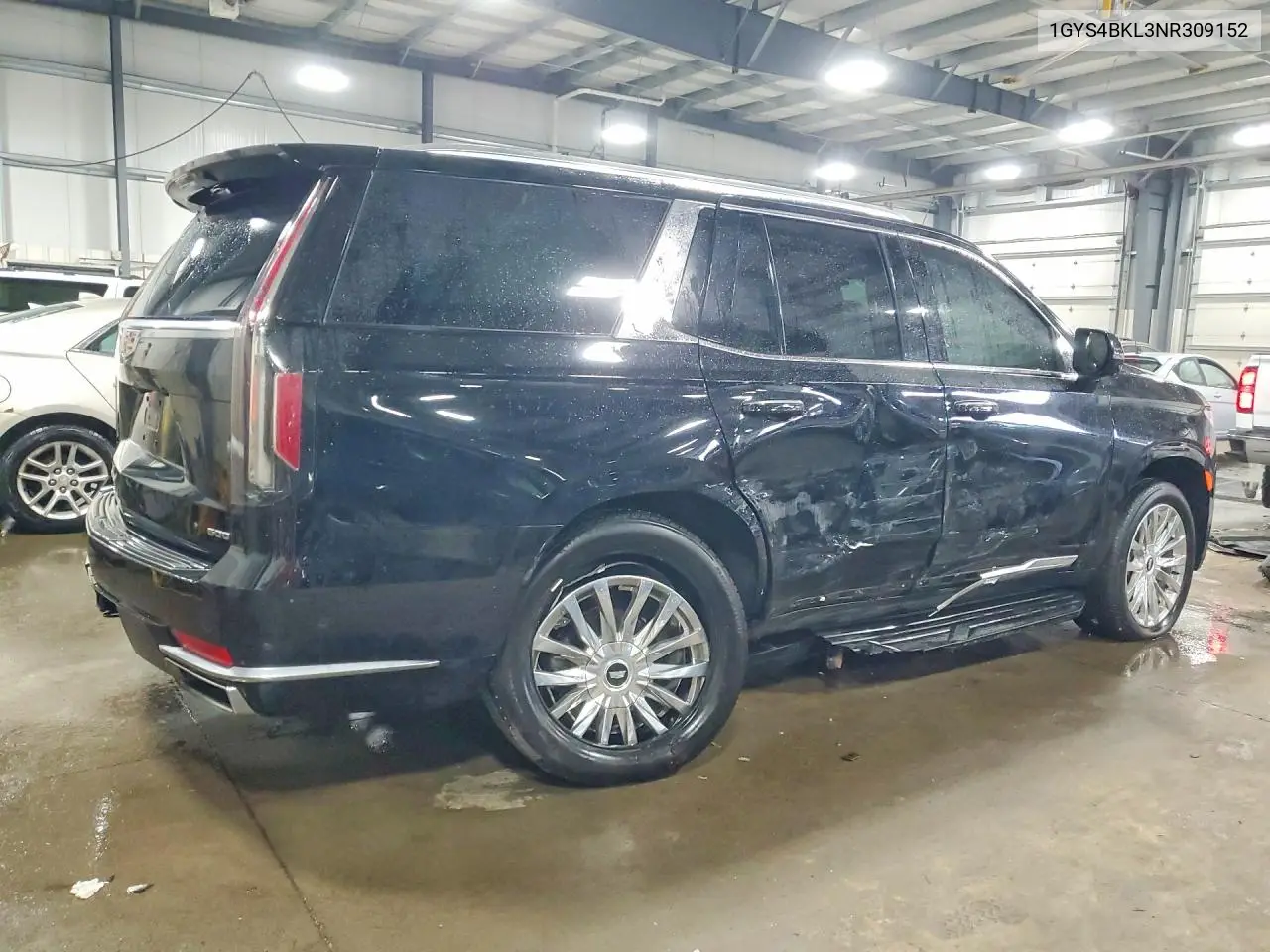 2022 Cadillac Escalade Premium Luxury VIN: 1GYS4BKL3NR309152 Lot: 59389966