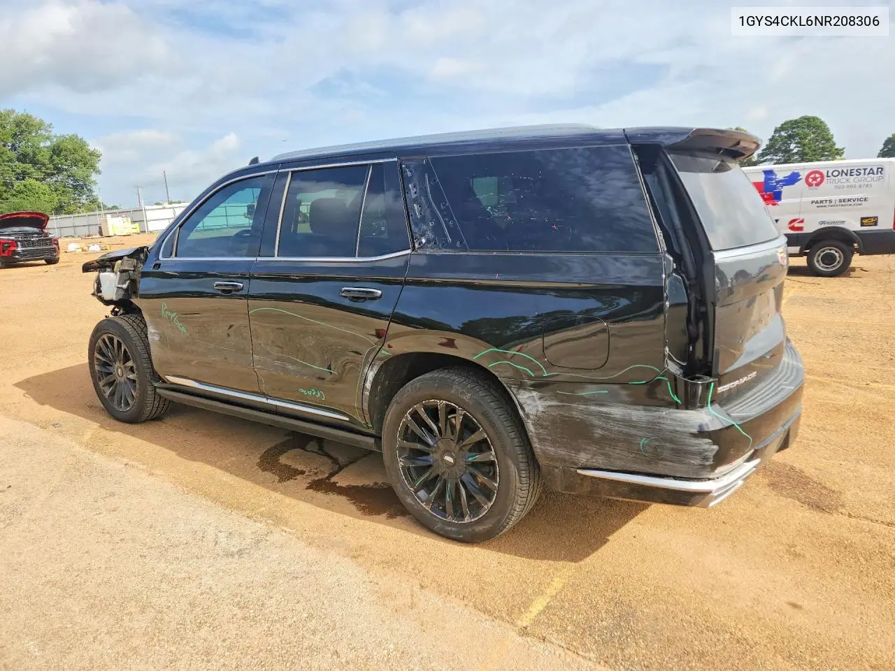 2022 Cadillac Escalade Premium Luxury VIN: 1GYS4CKL6NR208306 Lot: 59806346