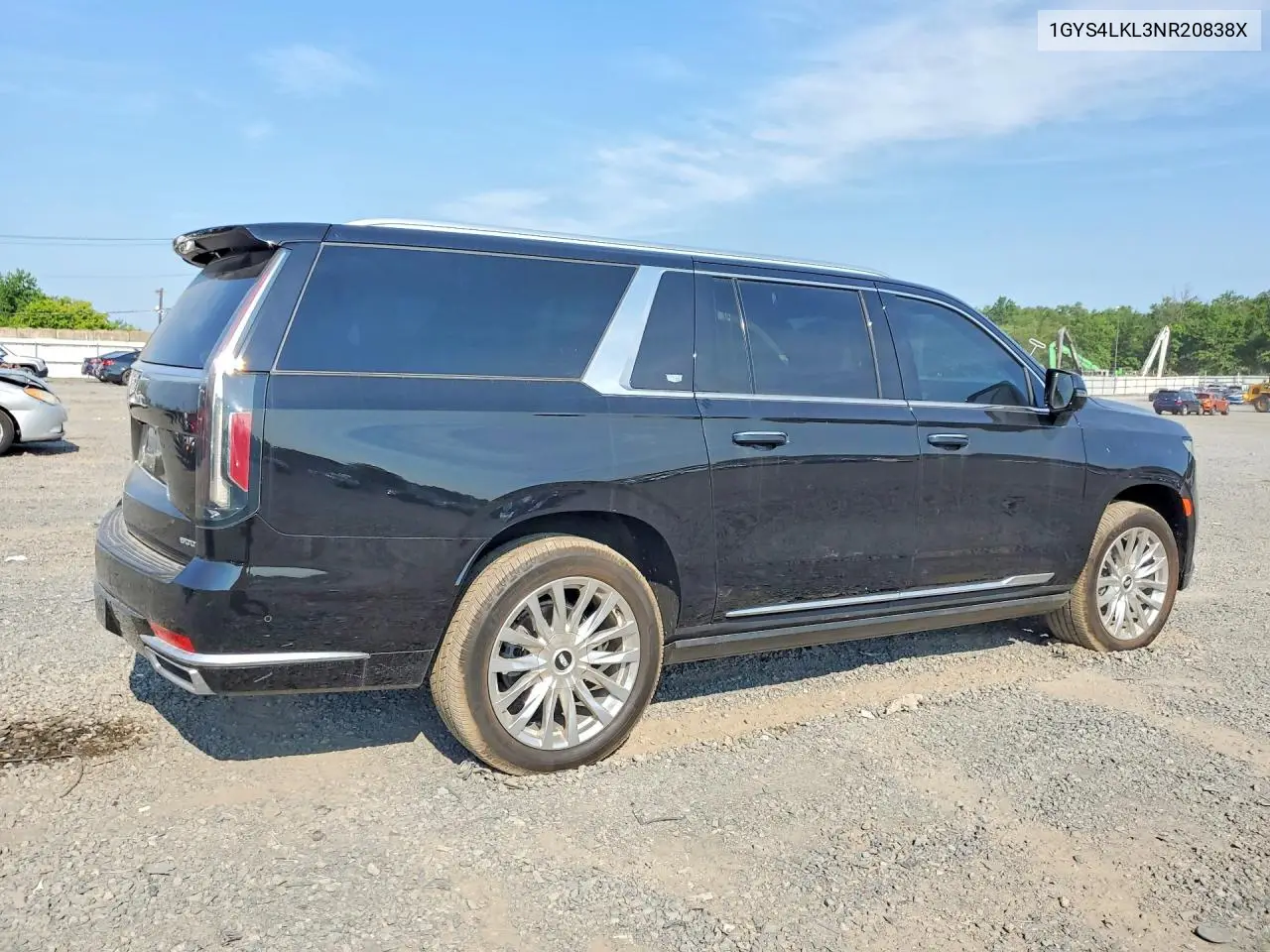 2022 Cadillac Escalade Esv Premium Luxury VIN: 1GYS4LKL3NR20838X Lot: 60306286