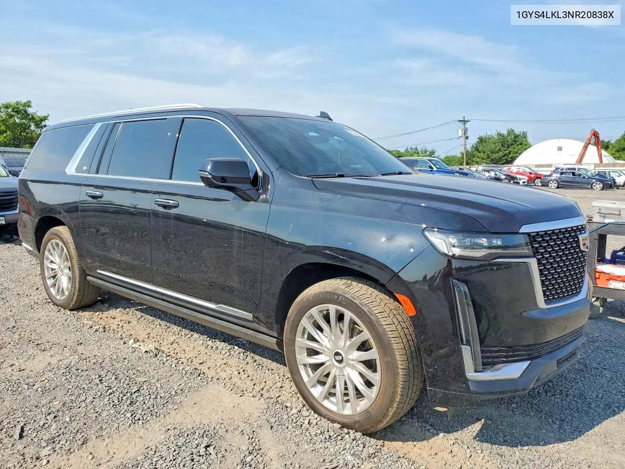 2022 Cadillac Escalade Esv Premium Luxury VIN: 1GYS4LKL3NR20838X Lot: 60306286
