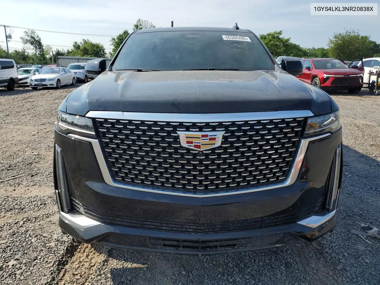 2022 Cadillac Escalade Esv Premium Luxury VIN: 1GYS4LKL3NR20838X Lot: 60306286