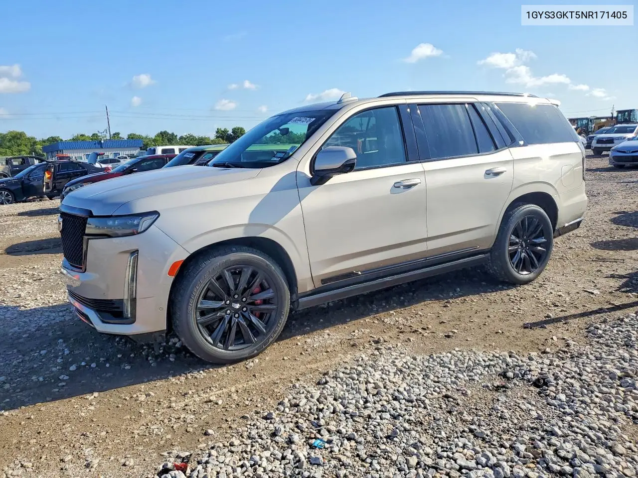 2022 Cadillac Escalade Sport Platinum VIN: 1GYS3GKT5NR171405 Lot: 60441576